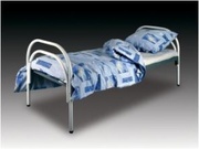 Кровати металлические двухъярусные для казарм,  трёхъярусные кровати.