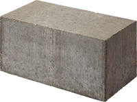 Камень рядовой полнотелый бетонный					